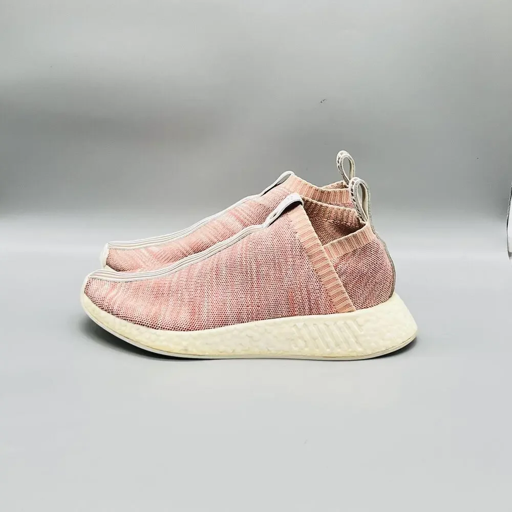 Adidas Shoes Mens 8.5 Pink NMD CS2 Kith Naked Slip On Athletic Sneakers Comfort